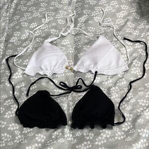 SHEIN Black and White Bikini Set
